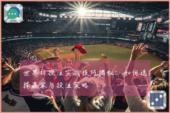 世界杯投注实战技巧揭秘：如何选择赢家与投注策略