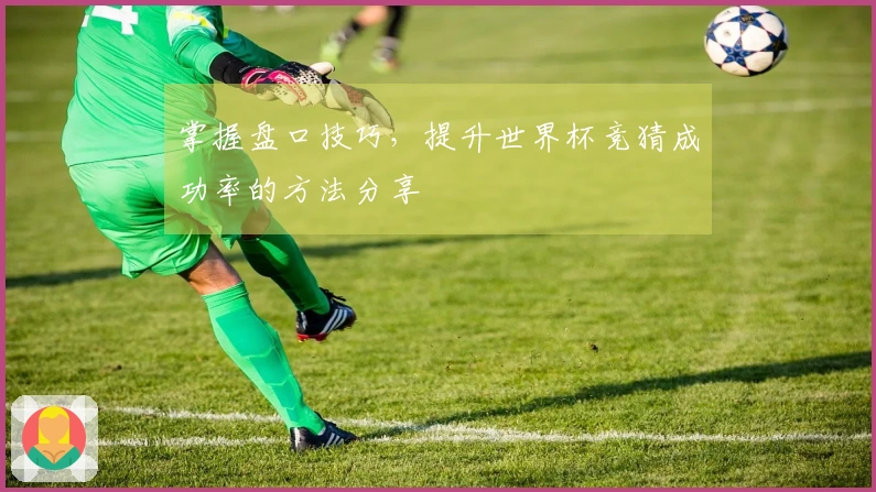 掌握盘口技巧，提升世界杯竞猜成功率的方法分享